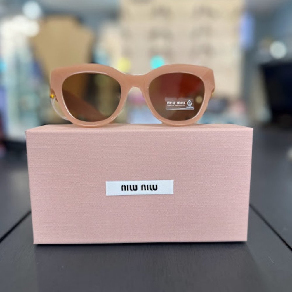 MIU MIU 01ys Camel Beige